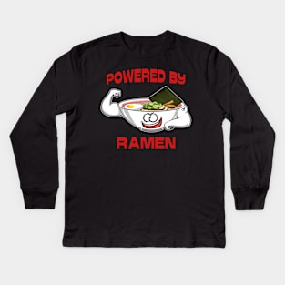 Powered by Ramen Kids Long Sleeve T-Shirt